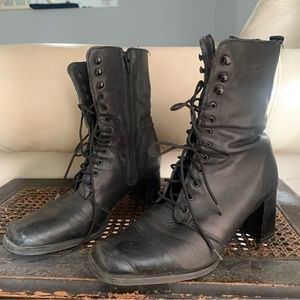 Black Leather Boots